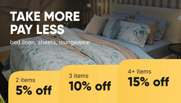 Buy more bed linen, pay less